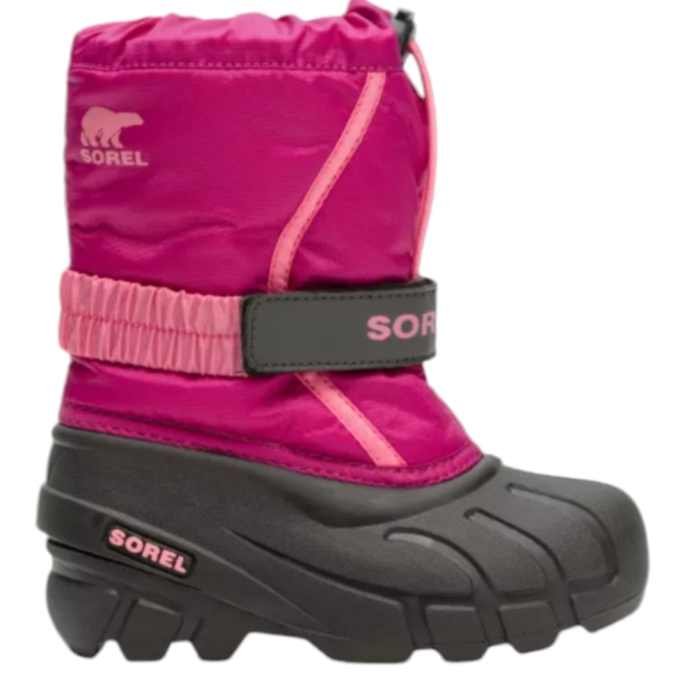 Sorel Kids' Pink and Black Winter Boots